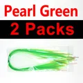 2 Packs Pearl Green