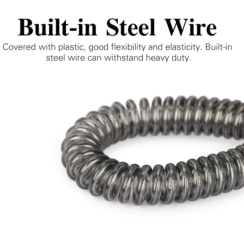 TSURINOYA-sedal de acero para pesca, cuerda elástica para evitar caída de caña de pescar, cuerda elástica, herramienta de pesca, cordones de bobina, 2 uds. - imagen 2