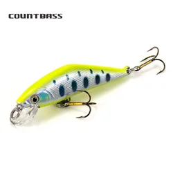 COUNTBASS-señuelo de pesca de 50mm, 3,6g, anzuelos VMC, para buceo, profundidad de 0,4-0,8 m, cebos duros Wobblers