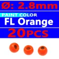 20pcs FL orange 2.8