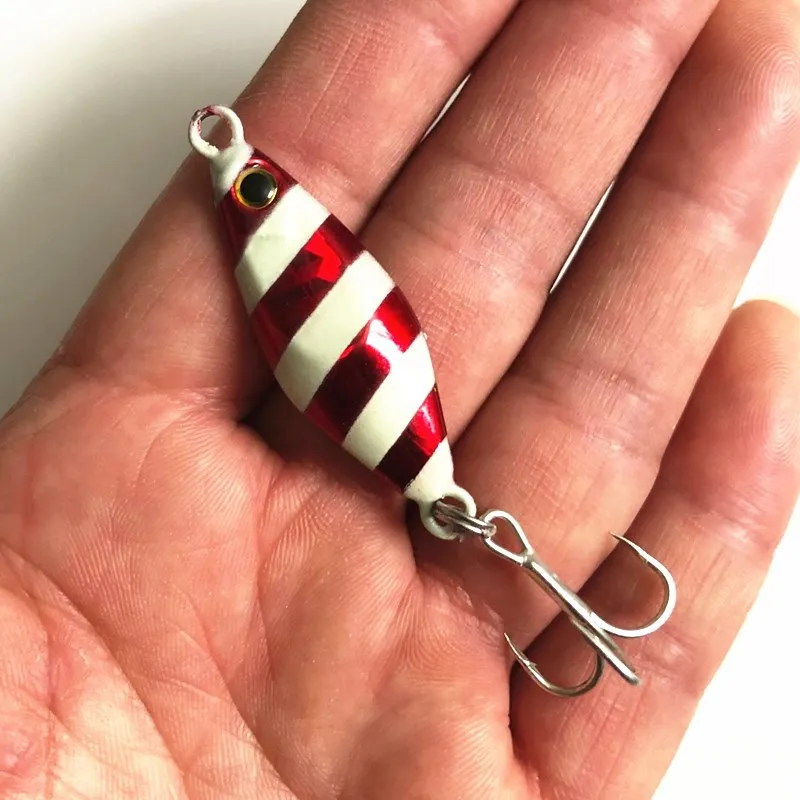 Señuelo Artificial de pesca brillante, cebo duro luminoso, planeador plano del océano, 5-15g - imagen 5