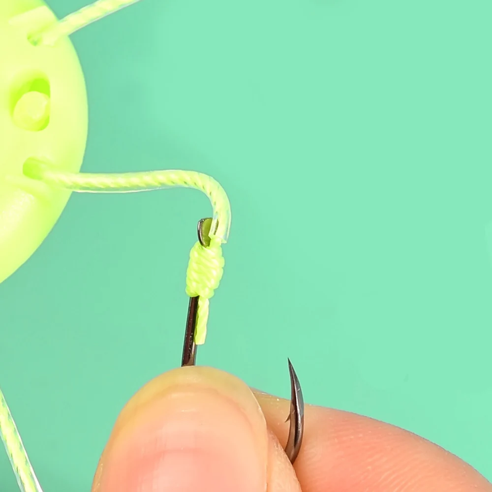 Anzuelos de pesca de 2 piezas, juego de anzuelos de araña antibobinado, de acero de alto carbono para aparejos de pesca - imagen 3