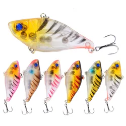 Señuelos de Pesca VIB, cebos de manivela dura de 7cm/12g con cuenta de plomo, señuelo de hundimiento, cebo de Lucio Wobbler Artificial Swimbait, 1 pieza