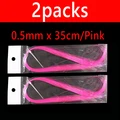 0.5mm 2packs pink