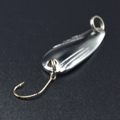 Señuelo de pesca de un solo gancho, cebo giratorio de pluma, cebo Jigbait de concha, lote de 2 piezas, venta - imagen 5