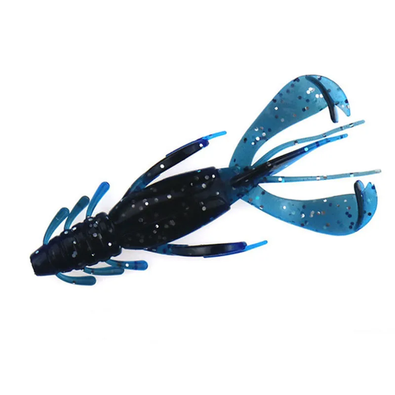 Señuelos blandos de Camarón, cebo de silicona suave, 10cm, 11g, Wobbler, gusanos de Camarón, lubina, langosta, aparejos de pesca - imagen 5