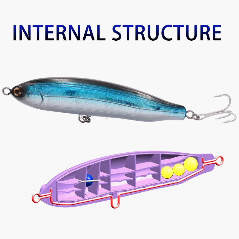 Wondershot-señuelo de pesca duro D07, 1 unidad, 12cm, 33g, Wobblers de pesca de carpa - imagen 4