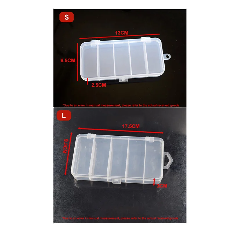 Caja de cebo de 5 enrejados PP, caja de rana trueno, accesorios de herramientas de señuelo, caja de almacenamiento, aparejos de pesca, caja de cebo falso XA665G - imagen 2