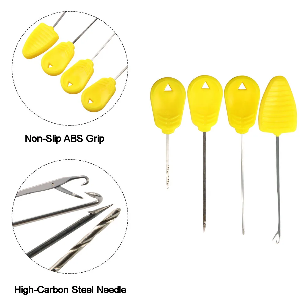 Juego de Herramientas de aparejo de cebo de pesca de carpa, 7 piezas, con Boilies, taladro de cebo, aguja de Baiting, aparejo de pelo, Boilie Stops para accesorios de pesca de carpa - imagen 5