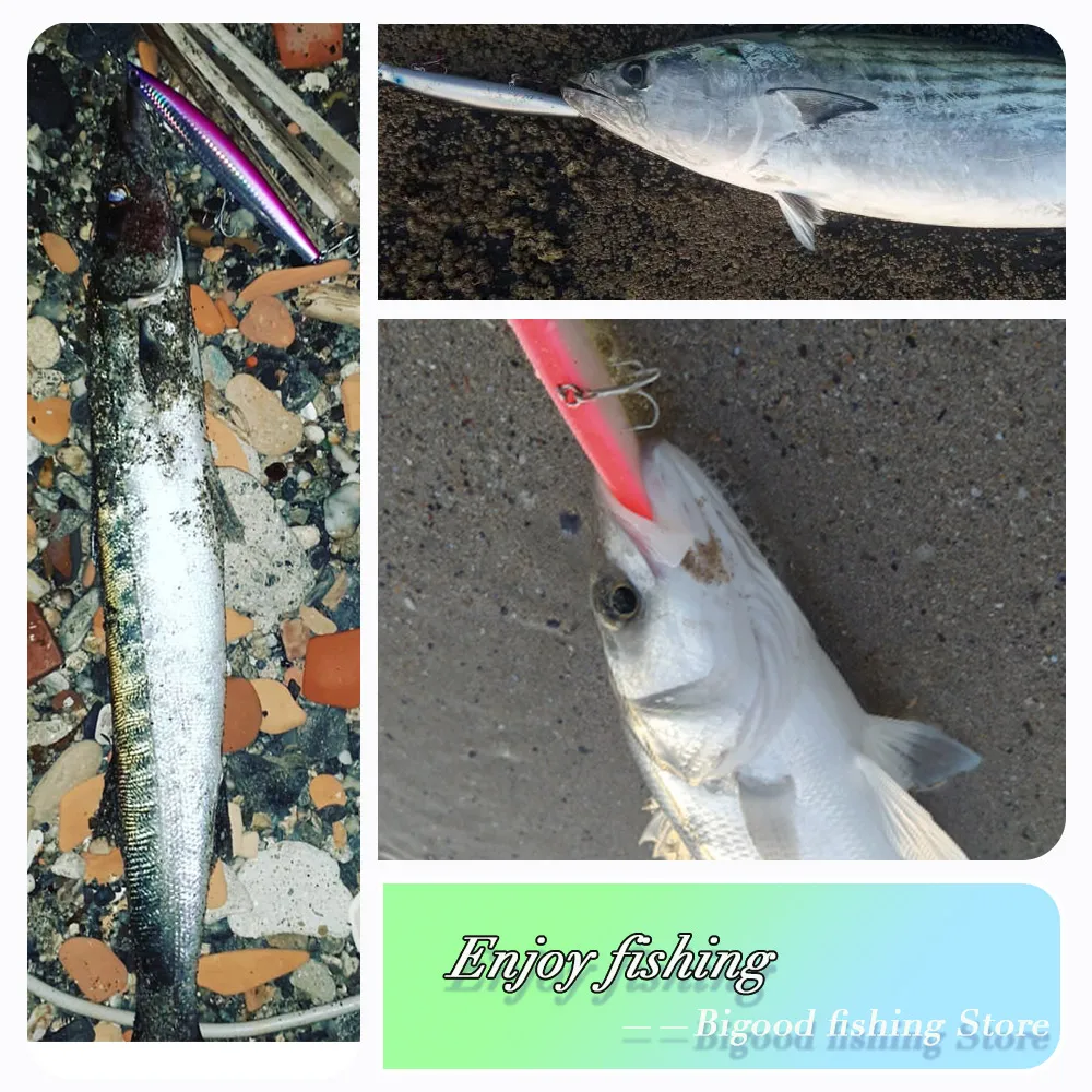 Señuelo de pececillo de pesca D1, 145mm/23,5g, 3 uds., asesino silencioso suspendido, 140F, Wobblers, pesca en el mar para aparejos de trucha lubina - imagen 3