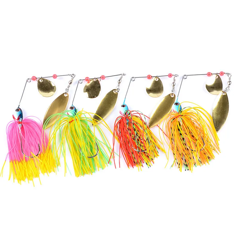 Señuelos de Pesca de 15,6g, accesorios de equipo de pesca, cebo duro de metal, barba de lentejuelas, guy The bionic, 1 ud. - imagen 3