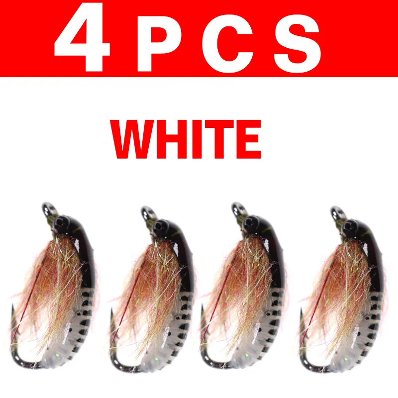 4pcs White