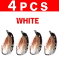 4pcs White