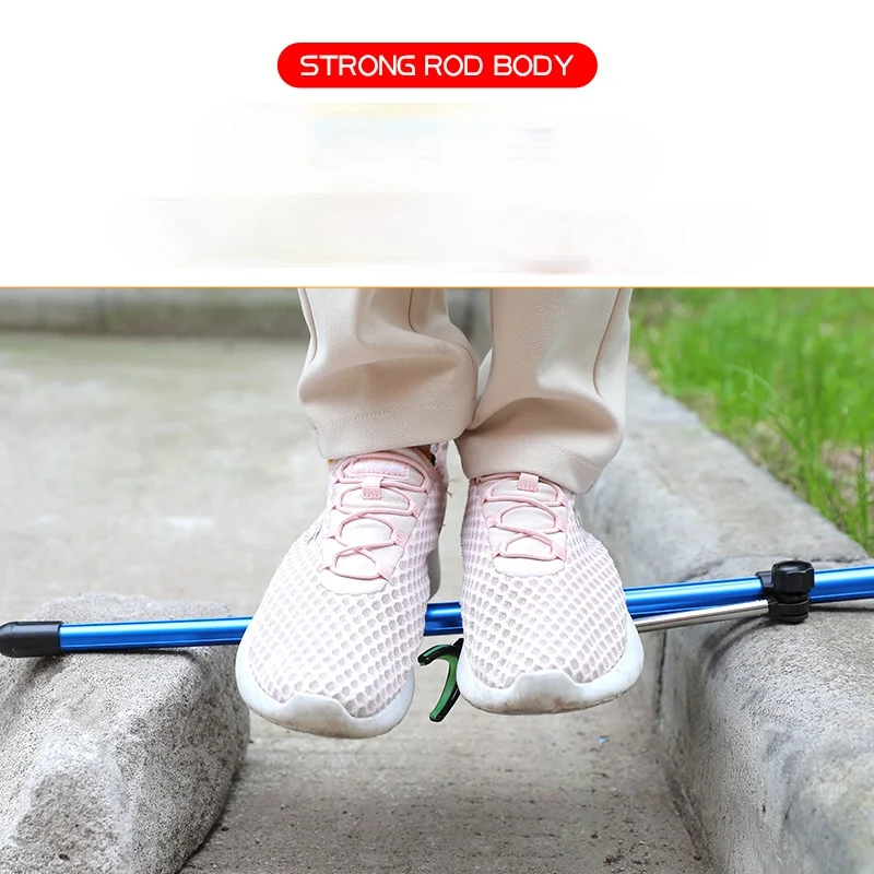 Soporte de caña de pescar de aleación de aluminio, soporte trasero de aleación de aluminio telescópico, grueso, torreta de Metal - imagen 3