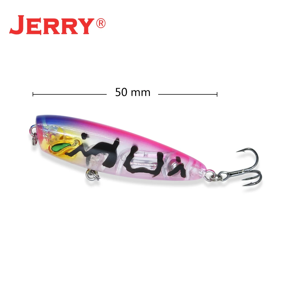 Jerry Stopper-señuelo de pesca Topwater, cebo duro ultraligero, 5cm, 4,3g, flotante, Artificial - imagen 4