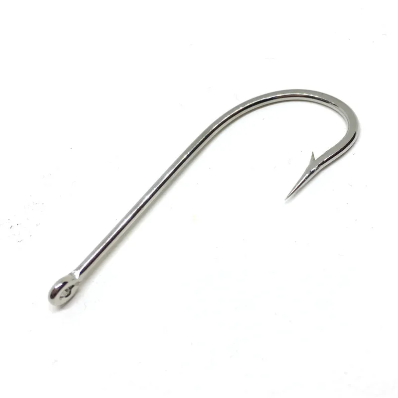 1000 Uds venta al por mayor Uds./lote anzuelos con mango largo agujero de ojos anzuelo de púas hipocampo pomfret perca aparejos de Pesca Pesca Peche - imagen 5