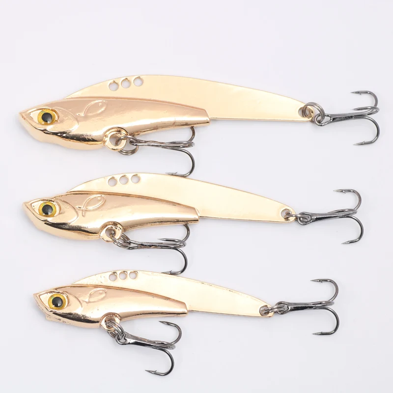 Señuelo de Metal Vib de 13g/19g/ 24g, señuelo de cuchara de pesca con lentejuelas, spinnerbait, aparejos de pesca vibratorios de Japón, artículos de jigging giratorios de agarre - imagen 4