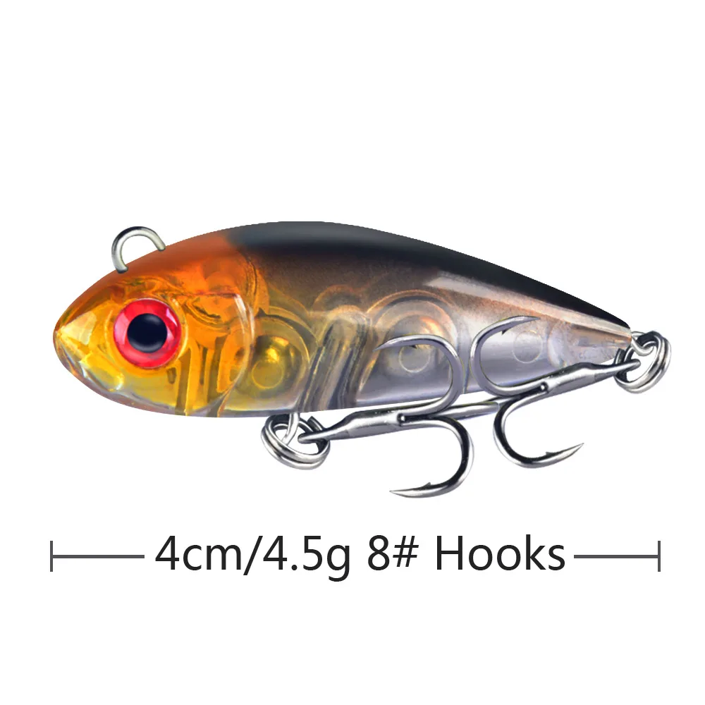 Este señuelo de pesca tiene 4 cm de longitud y pesa 4