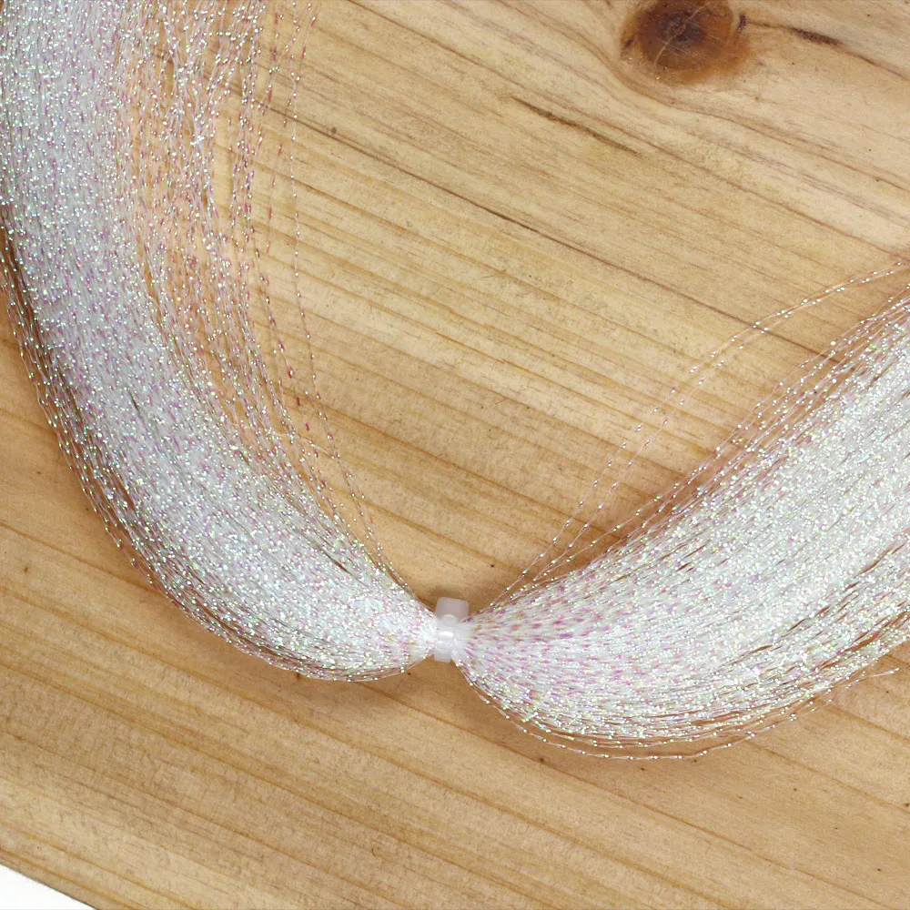 ICERIO, 2 paquetes, oropel holográfico Flashabou, atado de pesca con mosca, cadena Flash de cristal, anzuelo, señuelo, Material de pesca - imagen 4