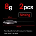 Sinking 2pcs 8g