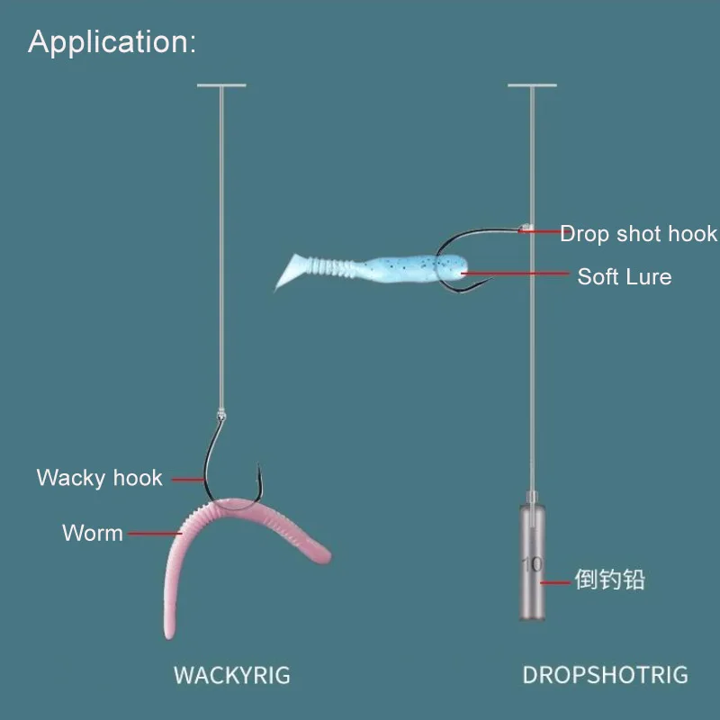 KESFISHING-plomos de peso ajustados para Pesca, accesorios de Pesca, 10 unidades - imagen 2
