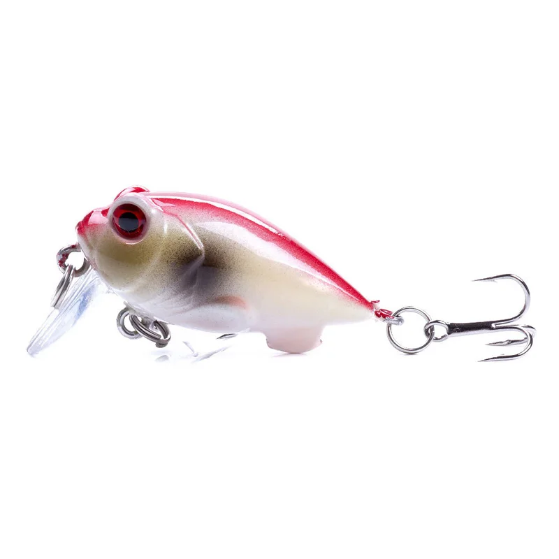 Señuelo de pesca de 4cm y 5,2g, que se hunde Wobbler Crankbait, Vib, duro para hielo, Mini Wobblers, Crankbait, mar, novedad - imagen 4