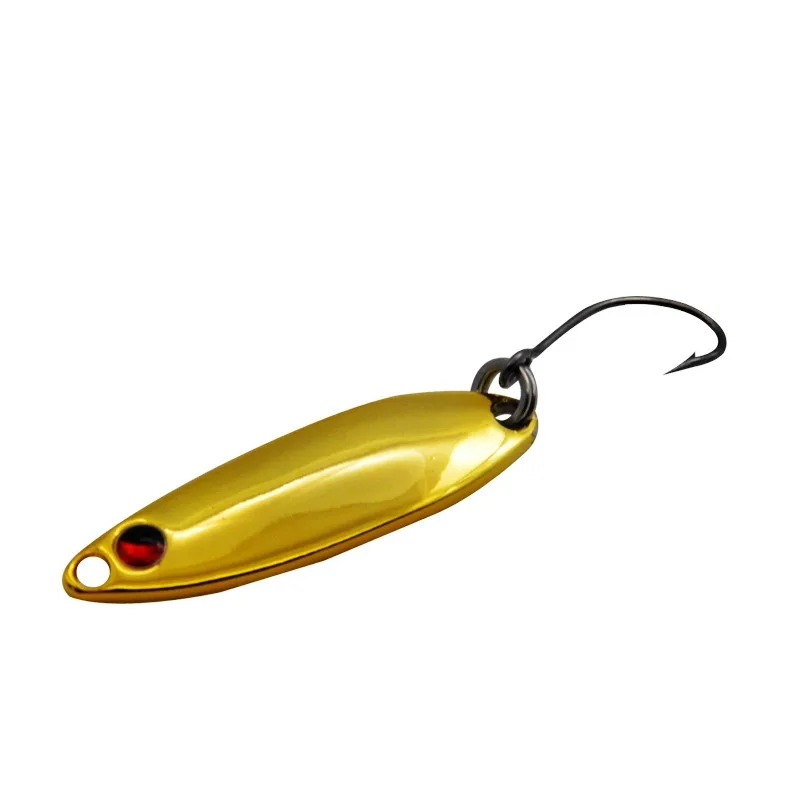 Señuelo de pesca con cuchara, 3g/3,5 cm, gancho individual, cucharas coloridas, señuelos artificiales, cebo duro, lote de 5 piezas en oferta - imagen 5