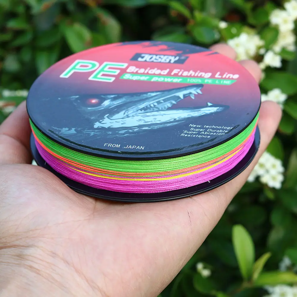 Experimente la emoción de la pesca con la línea de pesca trenzada de Josy diseñada para una potencia y durabilidad superiores