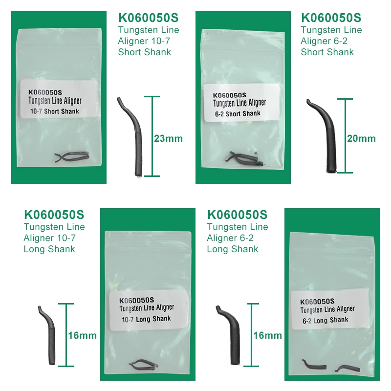 Mosodo-Línea de línea de tungsteno para pesca de carpa, alineadores, manga de gancho de tungsteno, aparejos terminales, 10 Uds. - imagen 5