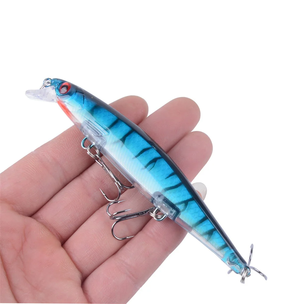 Señuelo de pesca de pececillos que se hunde con láser, 11cm/13,6g de largo, cebo duro Artificial, Jerkbait, Lucio, carpa, aparejos de pesca, 1 ud. - imagen 4