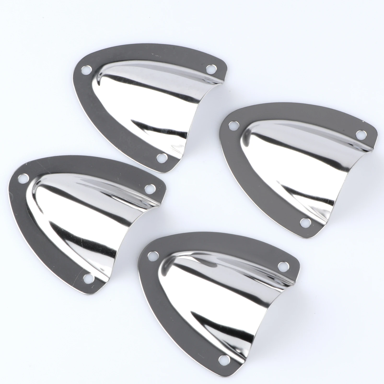 4X barco de acero inoxidable Clam Shell Midget manguera de ventilación Cable cubierta de concha marina yate barco accesorio Hardware marino