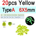 20 Yellow 6x5mm A