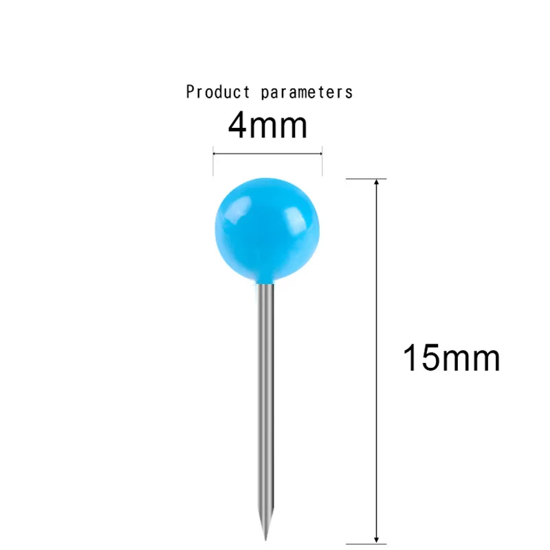 WLPFISHING 100 unids/lote Pin de pesca multicolor 15x4mm sujetar línea de pesca enrollador carrete carrete aparejos de pesca - imagen 3