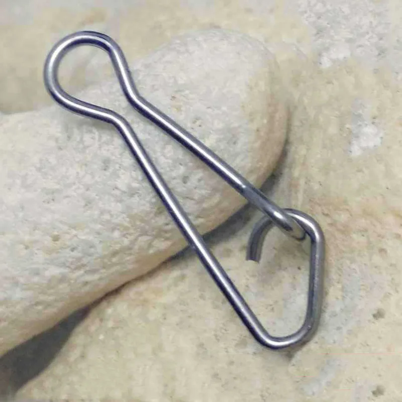 1000/2000/3000 Uds. Accesorios giratorios de acero inoxidable conector a presión de Pin fuerte herramientas de equipo de Pesca de carpa Pesca Peche