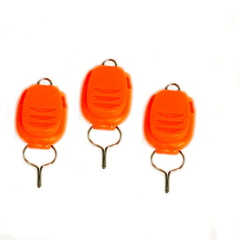 Dispositivo de Clip de hilo de Pesca, carrete de tambor de Baitcasting, tapón de línea, tapa enhebrador de hilo ABS, accesorios de aparejos de Pesca, 500 Uds. - imagen 2