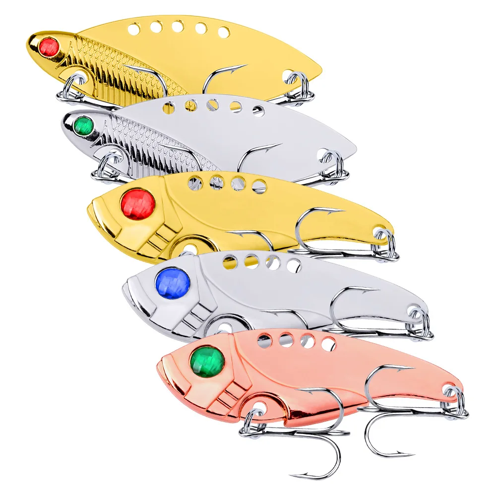 Señuelo 3D EyesMetal Vib Blade para pesca, cebos con vibración que se hunden, 11g, 6cm, Vibe Artificial, perca, Lucio, dos estilos, 1 unidad - imagen 4
