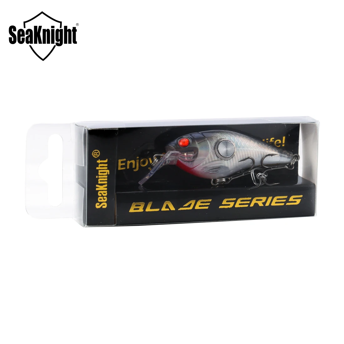 SeaKnight SK003 señuelo de pesca Crankbait 1 pieza 10g 55mm 1,8-3,9 M señuelo de pesca Wobbler flotante cebo de manivela de buceo profundo agua salada dura