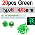 20 Green 4x3mm B