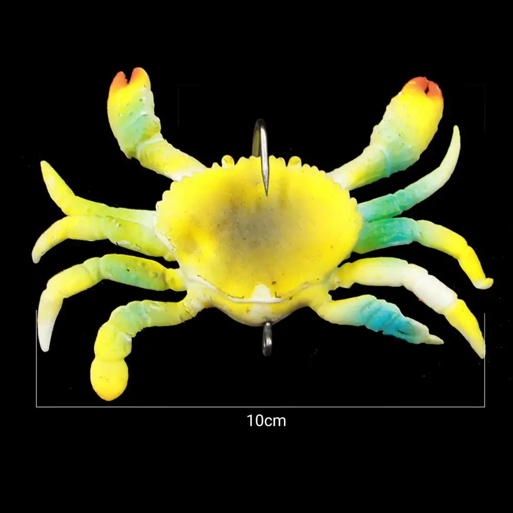 Cebo de cangrejo de PVC resistente al desgaste, cebo falso vivo anticorrosión para pesca, 10cm/40g - imagen 3