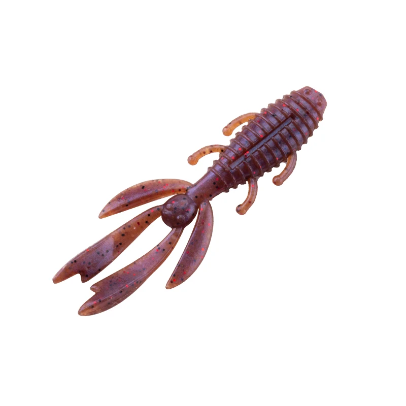 Señuelos de Pesca de 63mm/20 piezas, 2,1g, señuelos blandos de pesca de camarón, Señuelos de Pesca de plástico suave, Superco - imagen 3