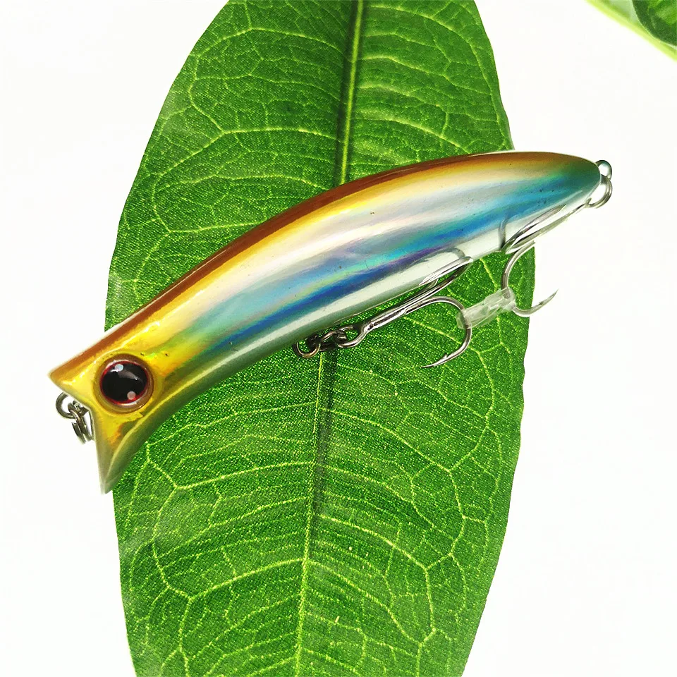 SWOLF-SEÑUELOS DE Pesca de superficie, cebos duros de 90mm y 13,5g, de agua salada Wobblers, lubina, Lucio, aparejos de Pesca - imagen 5