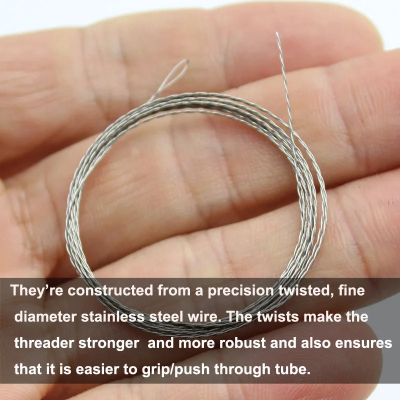 Accesorios de pesca de carpa, enhebrador de tubo para carpa, tubo de aparejo de helicóptero, manga antienredos, aparejos de pesca gruesos, 1 Uds. - imagen 3