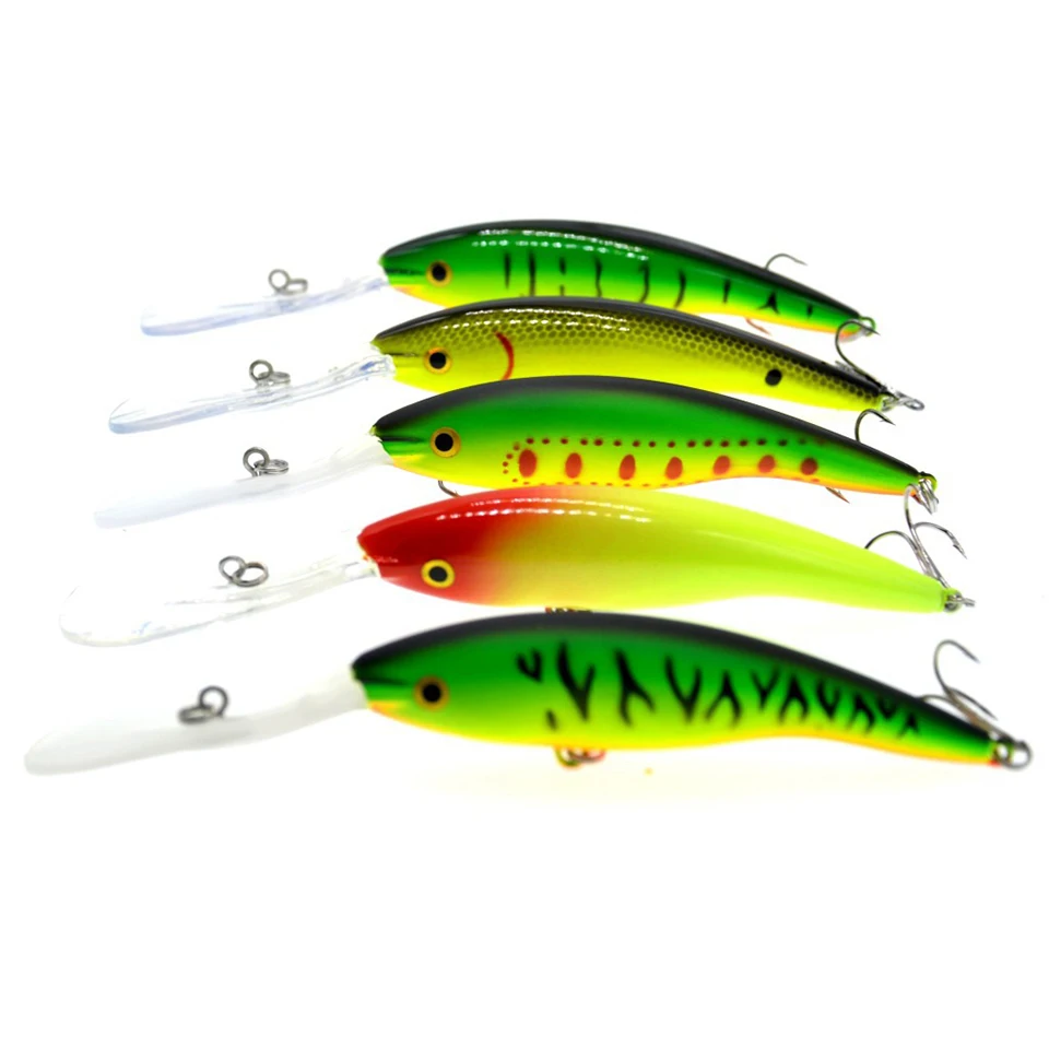 Señuelo de Pesca flotante Minnow, 1 pieza, 135MM, 14G, Crankbait, cebos artificiales Wobbler, aparejos de Pesca - imagen 5