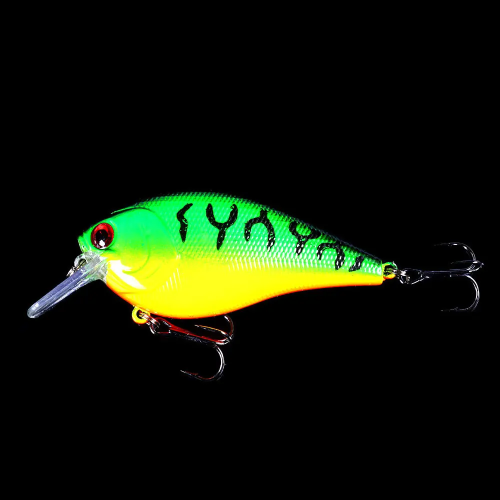 HENGJIA, 1 Uds., 8,5 cm, 15g, sonajero, Crankbait de buceo poco profundo, Wobbler Artificial para Lucio, cebo duro, aparejos de pesca, 6 colores - imagen 5