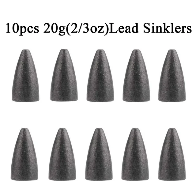 10pcs 20g sinkers