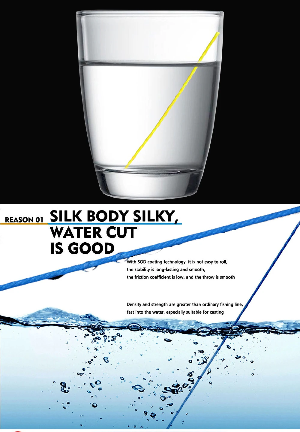 Un vaso de agua con una línea amarilla dibujada a través de él, sugiriendo una comparación o un punto de referencia.