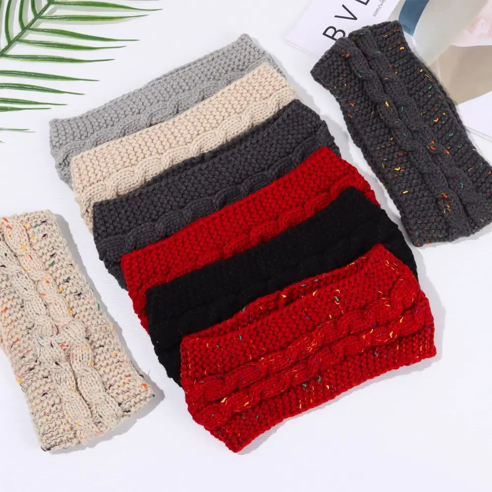 Diademas anchas para mujer y niña, turbante, banda para el pelo, calentador de orejas, diadema tejida, 1 unidad - imagen 4