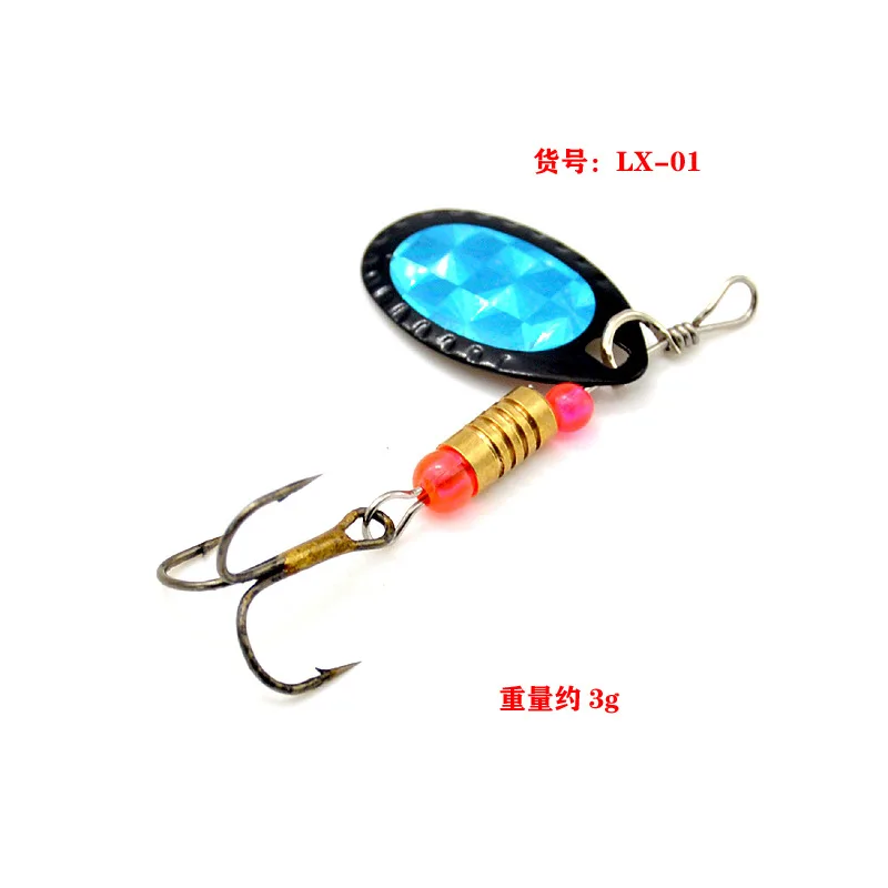 Señuelo de pesca para principiantes, cebo giratorio de Metal de 2g-12g, cuchara para agitar la mano, señuelos artificiales, trucha mandarín, lote de agua dulce de mar, 16 piezas, venta - imagen 5