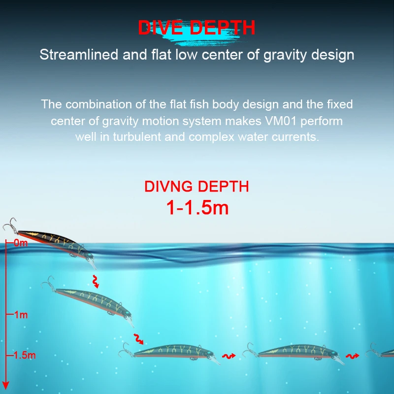 Banshee 115mm 10g Maximus Jerk señuelo de pesca VM01 sonajero wobbler cebo duro Artificial Jerkbait pececillo flotante - imagen 4