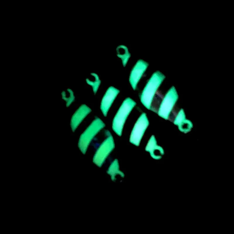 Señuelo Artificial de pesca brillante, cebo duro luminoso, planeador plano del océano, 5-15g - imagen 3